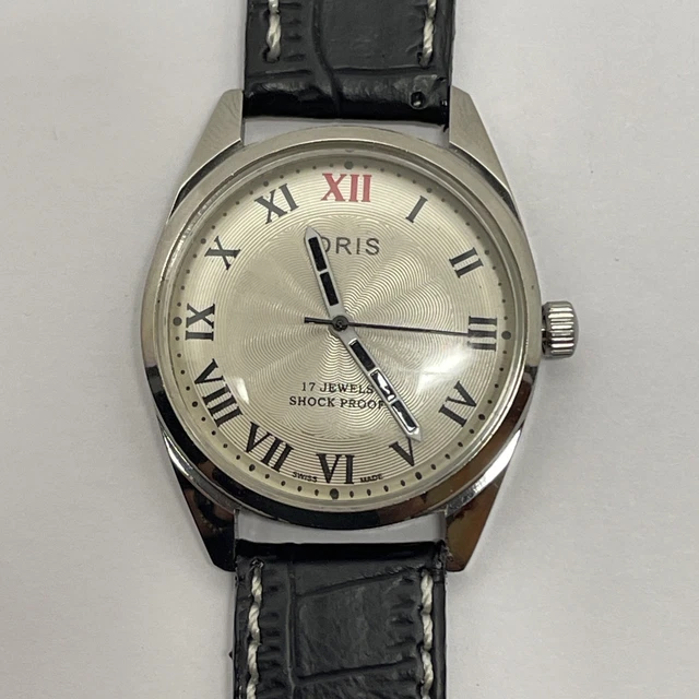 Montre Automatique Vintage Jean Revlin Suisse - Avec Affichage Mois Et Jour, Résistante Aux Chocs