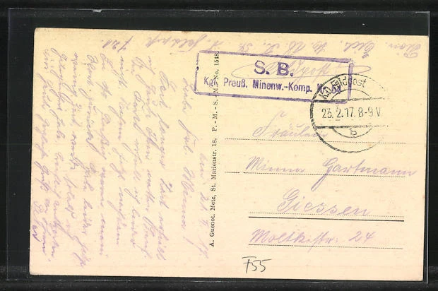 CPA Fresnes, en Woevre 1917 2