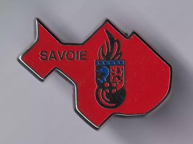Rare Pins Pin's .. Gendarmerie Nationale Carte Map Departement Savoie 73 ~Fd