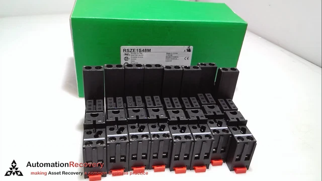 Schneider Electric Rsze1S48M - Box Of 8 Separate Contact Socket, New #283300