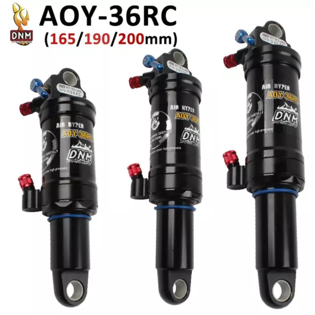 DNM AOY-36RC MTB Mountain Bike Rear Air Shock Abosorber With Lockout 165-200mm