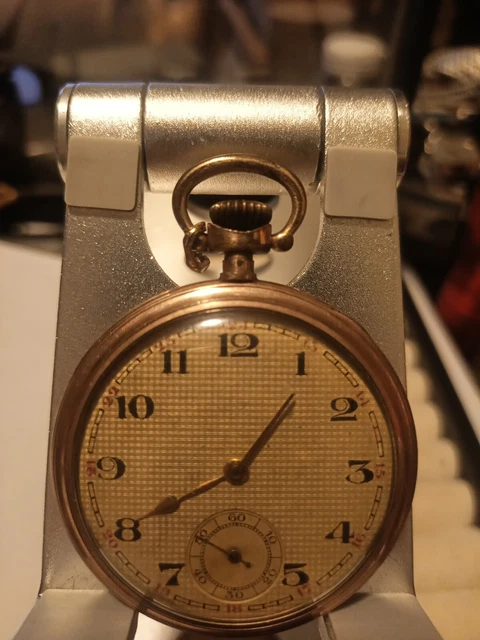 MONTRE DE GOUSSET Mécanique Ancienne Fonctionne Vendue En L'état Plaqué Or EUR 89,00 - FR