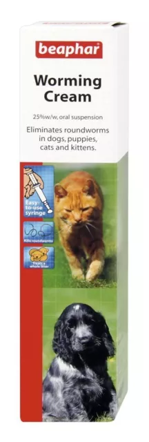 Beaphar Desparasitación Crema para Perros, Cachorros, Gatos, Gatitos