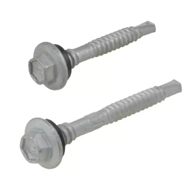 Galvanised Hex TOP GRIP NEO Self Drilling Screw Metal Tek Roof Hi Crest