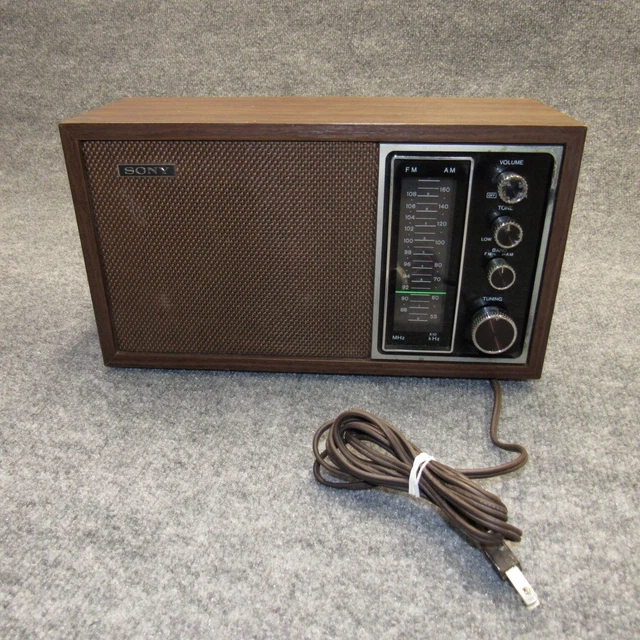 VINTAGE SONY AM FM Radio TMF9440 W Tested Works Makes Light Buzzing