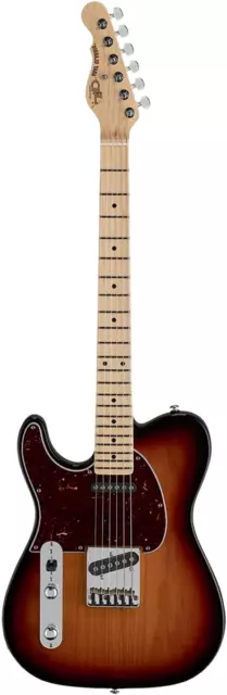 GUITARE ELECTRIQUE G&L TRIBUTE ASAT  Classic gaucher 3TS, touche érable