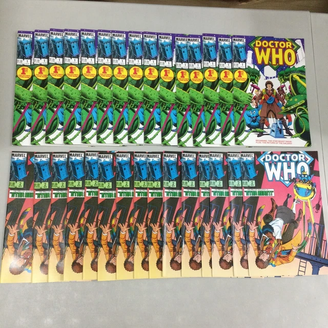 Doctor Who 1 & 2 (ONE OF EACH COMIC) Marvel Comics 1984