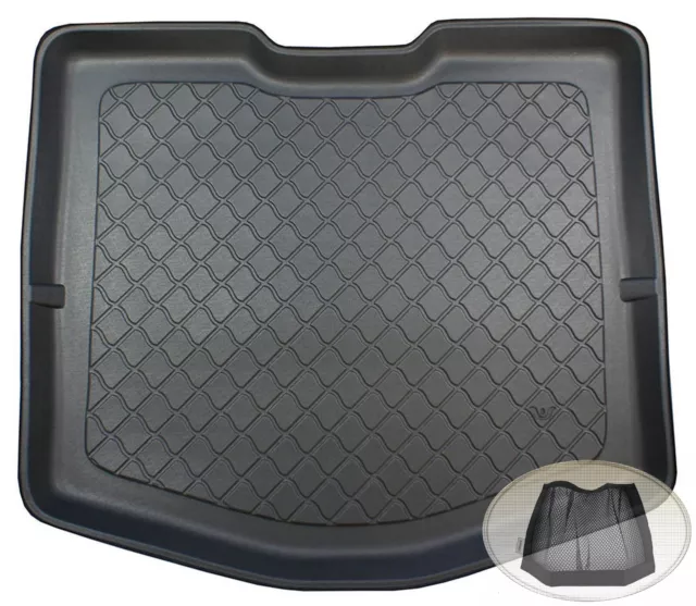 Kofferraumwanne TPE + Netztasche für  Ford C-MAX CMAX C MAX 2 Vor-Facelift Van40