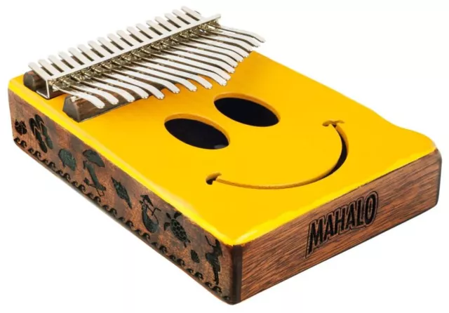 Coole Smiley Design Kalimba (C Dur Stimmung), Daumen Piano m. 17 Metall Zungen