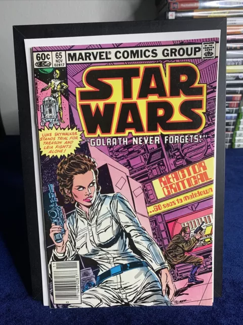 Star Wars #65 Marvel Comic Book 1982 Newsstand 1st Print Death Admiral Giel