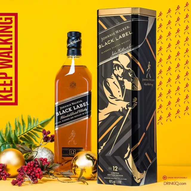 Johnnie Walker Black Label TIN Limited Edition! Sold out!
