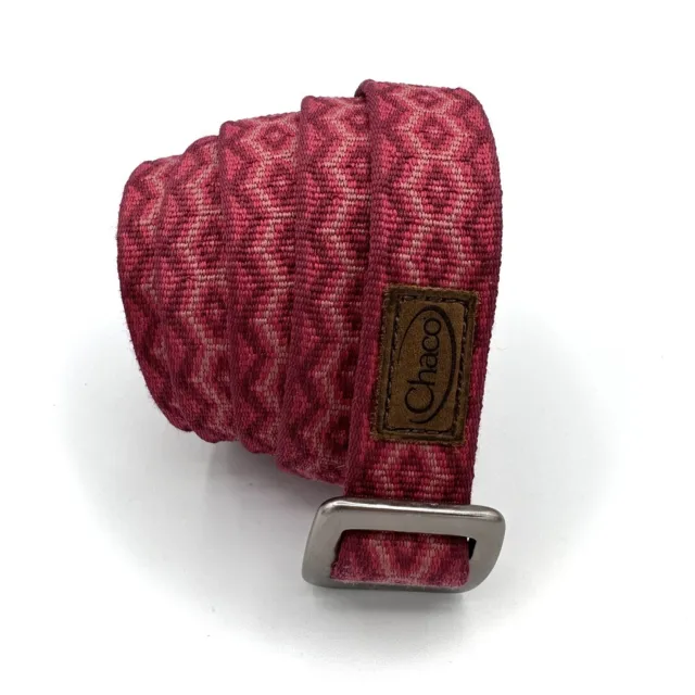 Chaco Webbing Belt Pink Adjustable Womens One Size Fits Most