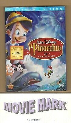 PINOCCHIO 1940 (Walt Disney Home Video) 70th Anniversary Edition 2 disc DVD☆NEW☆