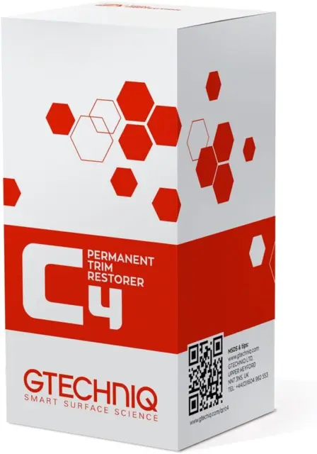 Gtechniq C4 Permanent Trim Restorer for Car and Vehicle Trim, Revitalises Tired,