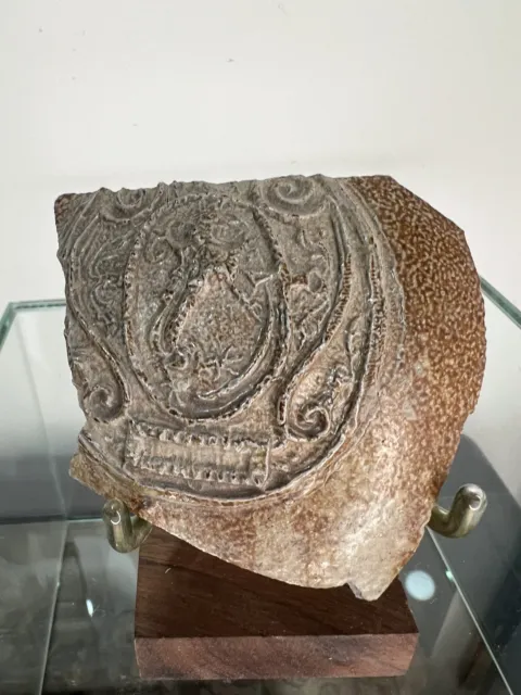 Bellarmine Fragment- Rampant Lion, German Stoneware