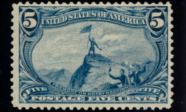 US 288 5c 1898 Trans-Mississippi Expo Frémont on the Rocky Mountains unused OG
