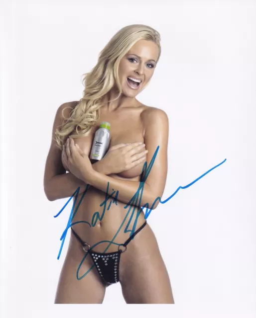 Katie Lohmann Autograph Signed 10x8 Photograph Playboy Model COA AFTAL UACC RACC