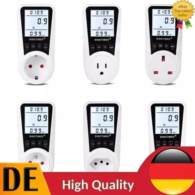 Meter Wattmeter Socket Wattage Monitor Electricity Kwh Energy Meter Measuring