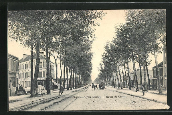 CPA Maisons-Alfort, Route de Creteil 1905