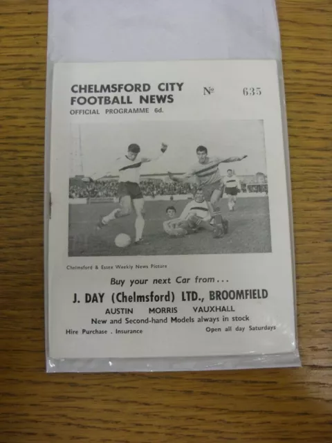 14/11/1966 Chelmsford City v Romford [Southern League Cup] . Thanks for viewing