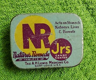 Vintage Nr Natures Remedy Juniors Mini Tin