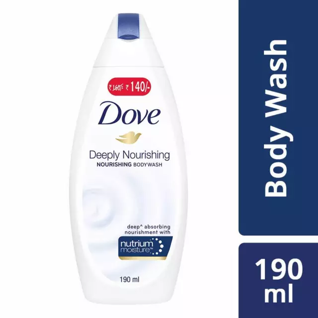 Dove Deeply Nourishing Body Wash With Nutrium Moisture Your Skin Size 190ml