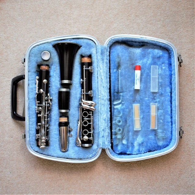 BLACK SELMER CONSOLE Standard London Clarinet & Original Carry Case EUR ...