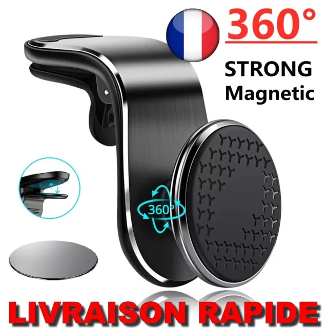 SUPPORT TÉLÉPHONE VOITURE Magnétique Rotation à 360 Degrés Tableau de Bord  Neuf EUR 22,21 - PicClick FR