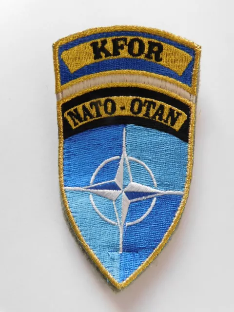 PATCH INSIGNE TISSU Forces françaises en Afghanistan KFOR NATO-OTAN