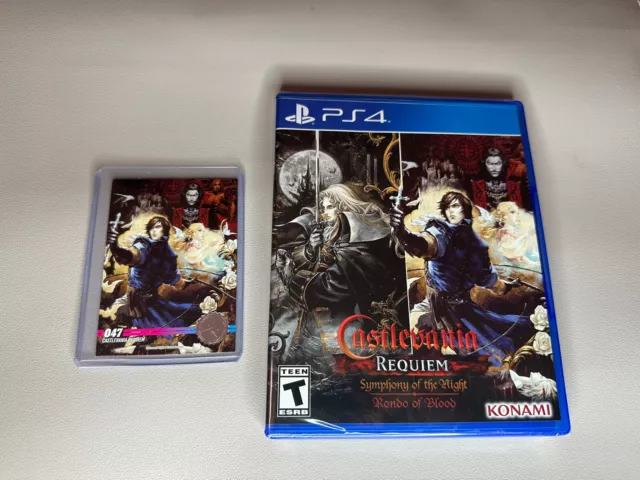 Castlevania Requiem + Random Card PS4 Limited Run #443 LRG IN HAND