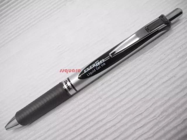 10 x Pentel EnerGel Ener Gel 0.3mm ultra fine Rollerball Pen, Black Liquid Gel