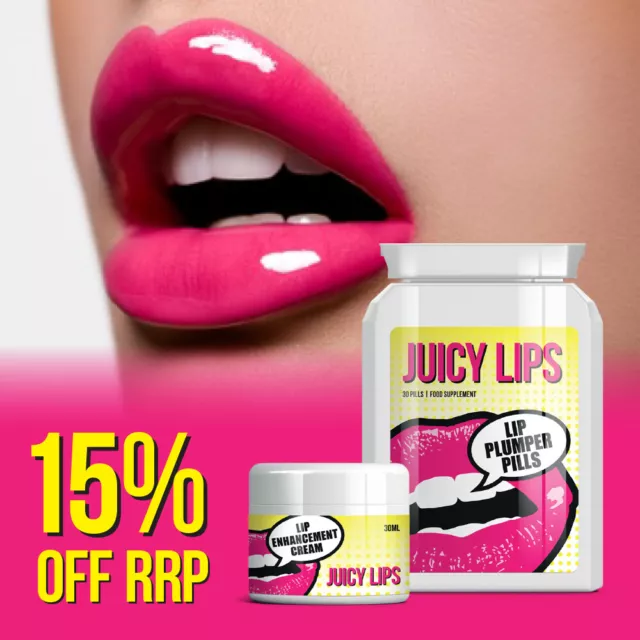 Out to Pout! Juicy Lips Pills & Juicy Lips Cream! Lip Plumper Extreme Big Lips