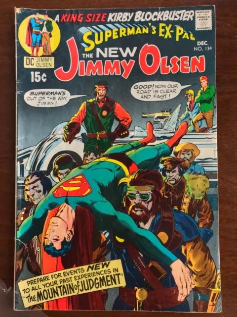 Superman's Pal Jimmy Olsen 134 DC Comics1st Darkseid Neal Adams KEY Matt Baker