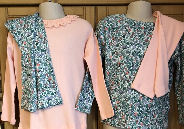 Abito da ragazza, 4 pezzi, top e leggings, mix rosa, George Age 5-6, nuovo prezzo disponibile £16