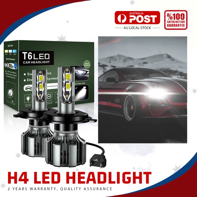 H4 LED HEADLIGHT HiLo Plug and Play Globes for Mitsubishi Triton MN 20092015 31.89 PicClick AU