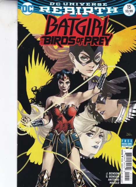 Dc Comics Batgirl & The Birds Of Prey #15 Dec 2017 Shirahama Variant Fast P&P