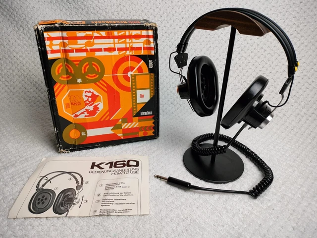 AKG K160 | Cuffie vintage rare | Come nuove, IMBALLO ORIGINALE!