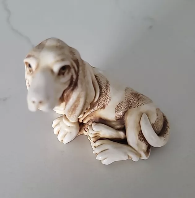 Harmony Kingdom Nell Basset Hound Dog UK Made NetsUKe 1999