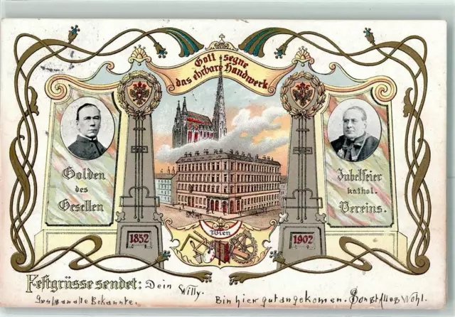 13421481 - Wien Religion Jubelfeier des Katholischen Vereins 1902 l AK