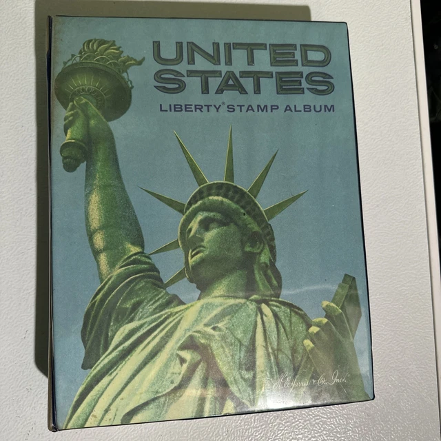Vintage United States Liberty Stamp Album See Pictures!