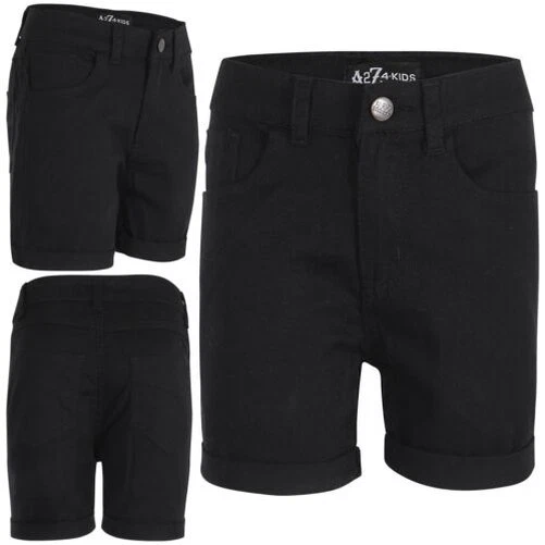 Short Polaire Gris Pour Filles - Taille Ajustable 2 à 13 Ans - Neuf Avec étiquettes - Mi-longueur Genou - Demi-pantalon Chaud
