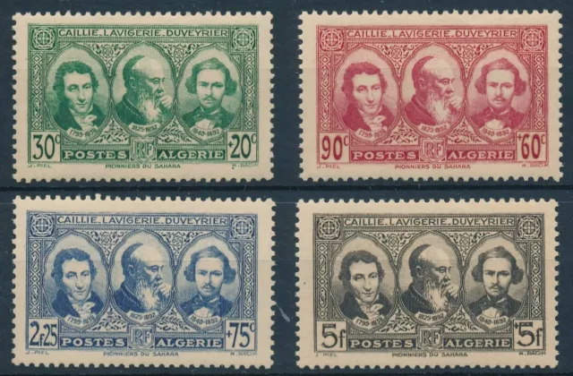 [BIN18988] Algeria 1939 good set very fine MH stamps Val $75