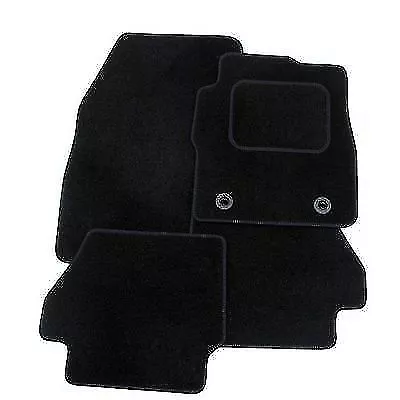 Fiat Punto 2012-onwards TAILORED CAR MATS CARPET MAT BLACK TRIM + CLIPS