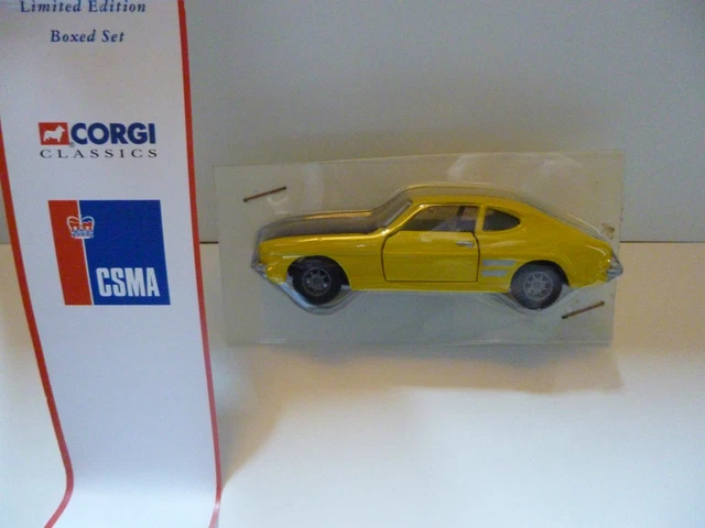 FORD CAPRI RS JAUNE CARARAMA 1/43 Ref 414050 - La Boutique D'ALAIN