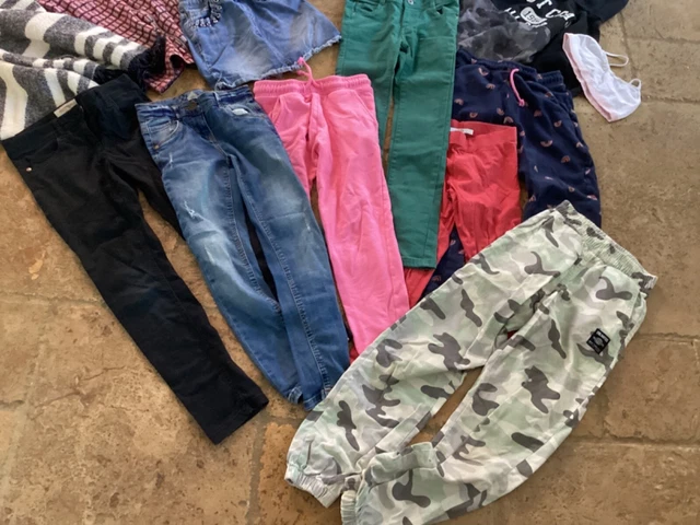 Girls age 8-9 years large clothing bundle, good wardrobe selection 6