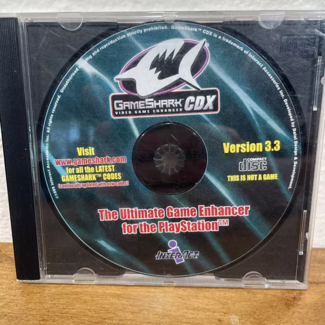 Playstation 2 PS2 GameShark 2 Video Game Enhancer Disc Only