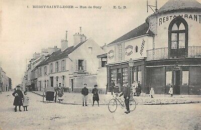 Cpa 94 Boissy Saint Leger Rue De Sucy