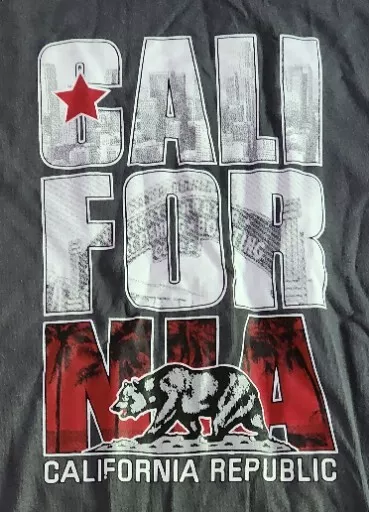 California Republic Graphic T-Shirt Sz 4XL Cali Bear Graphic Tee