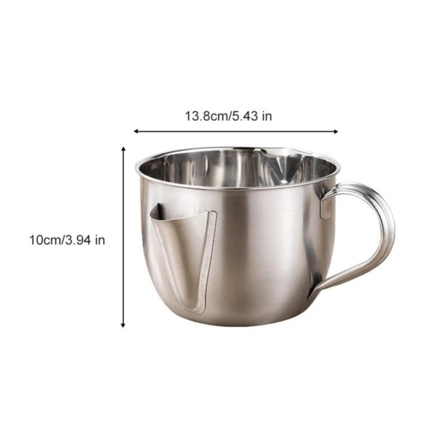 Vaso filtro grasso su grassa multiuso acciaio inox ciotola cucina fino a * x*