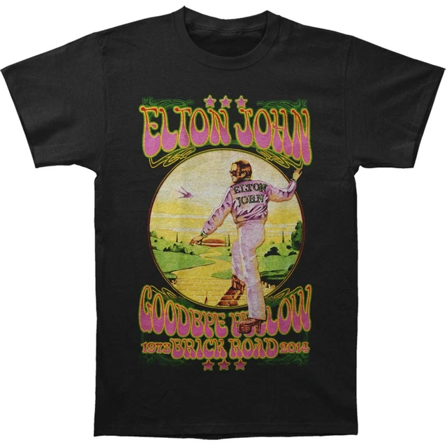 Elton John Shirt Vintage Elton John Mens Vintage T-Shirt ANH3005